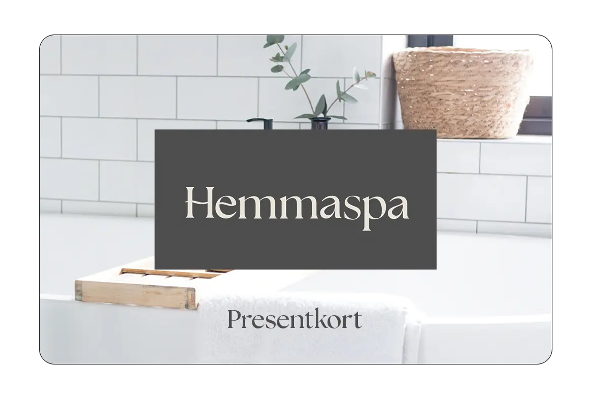 Digitalt presentkort från Hemmaspa på 250 kronor