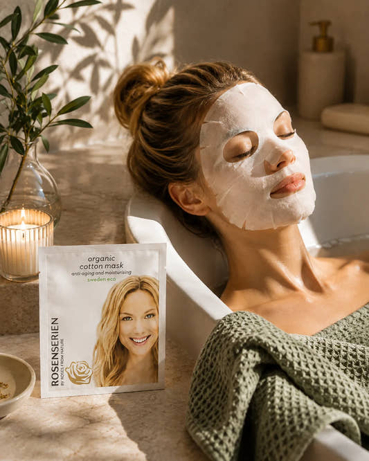 Rosenserien Organic Cotton Mask -  Anti-aging and moisturising