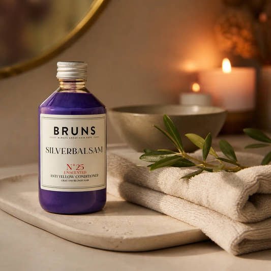 BRUNS Silverbalsam N25 Unscented 300 ml i varm hemmaspa-kvällsritual