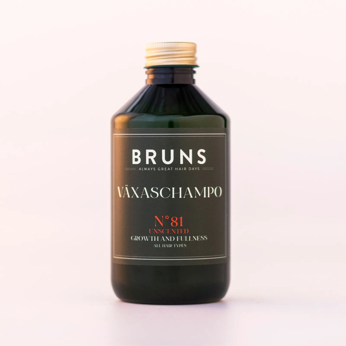 BRUNS Växaschampo N81 Unscented 300 ml
